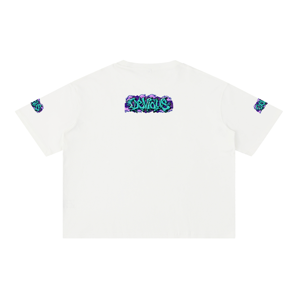 DeViou$ Wild Style Mineral Wash Boxy T-Shirt