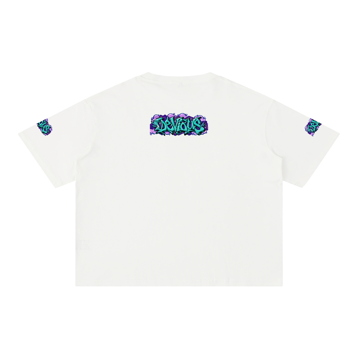 DeViou$ Wild Style Mineral Wash Boxy T-Shirt
