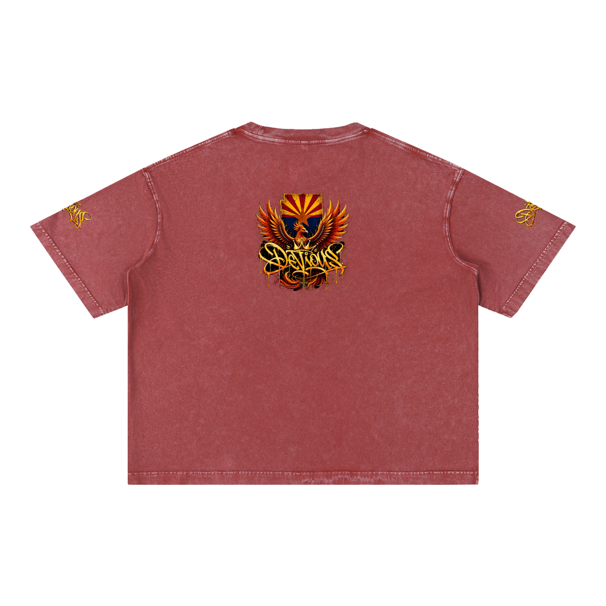 DeViou$ AZ 48 Mineral Wash Boxy T-Shirt