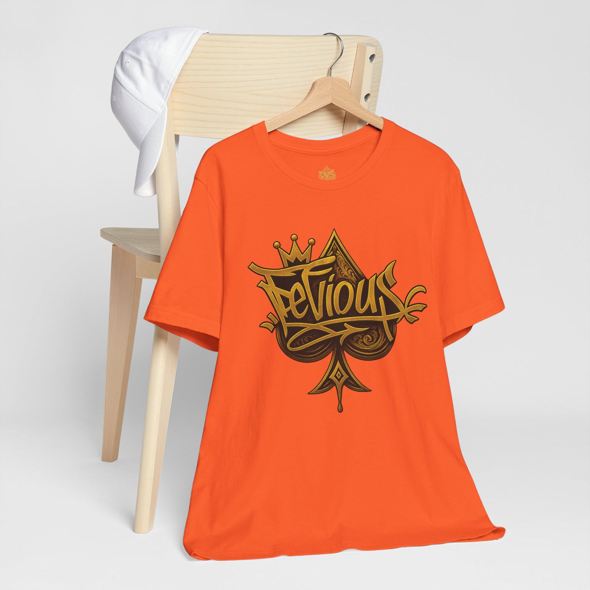 DeViou$ Logo and Crown Graffiti Art Unisex Streetwear Graphic T-Shirt