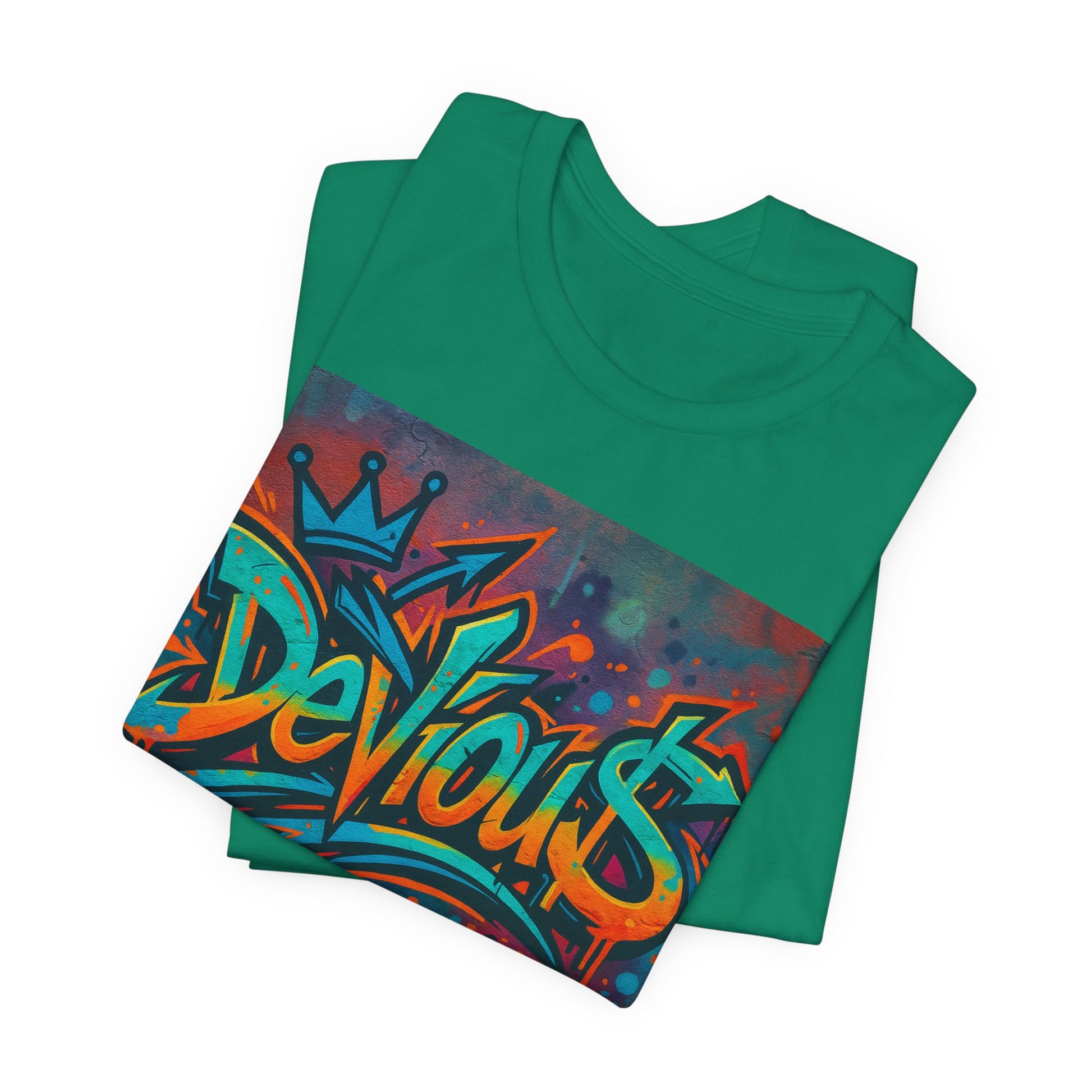 Vibrant Graffiti Art Unisex Streetwear Graphic T-Shirt