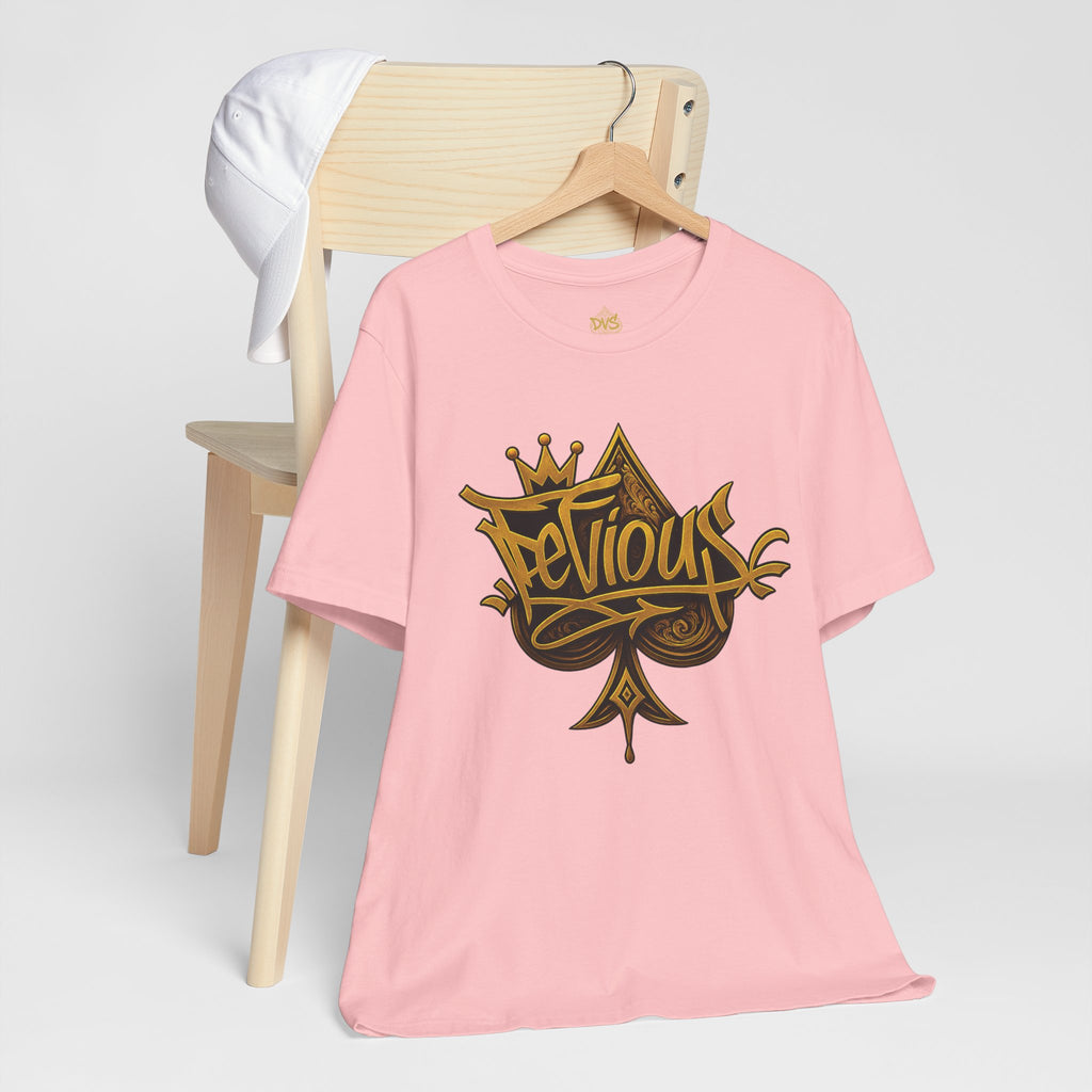 DeViou$ Logo and Crown Graffiti Art Unisex Streetwear Graphic T-Shirt