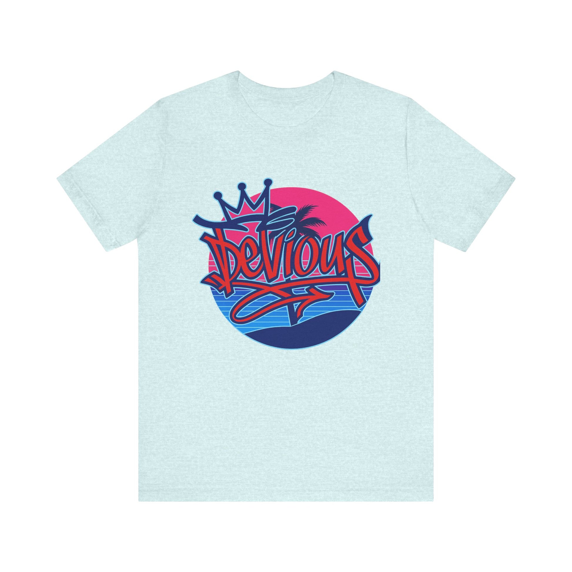 Colorful DVS Heart Design Unisex Tee
