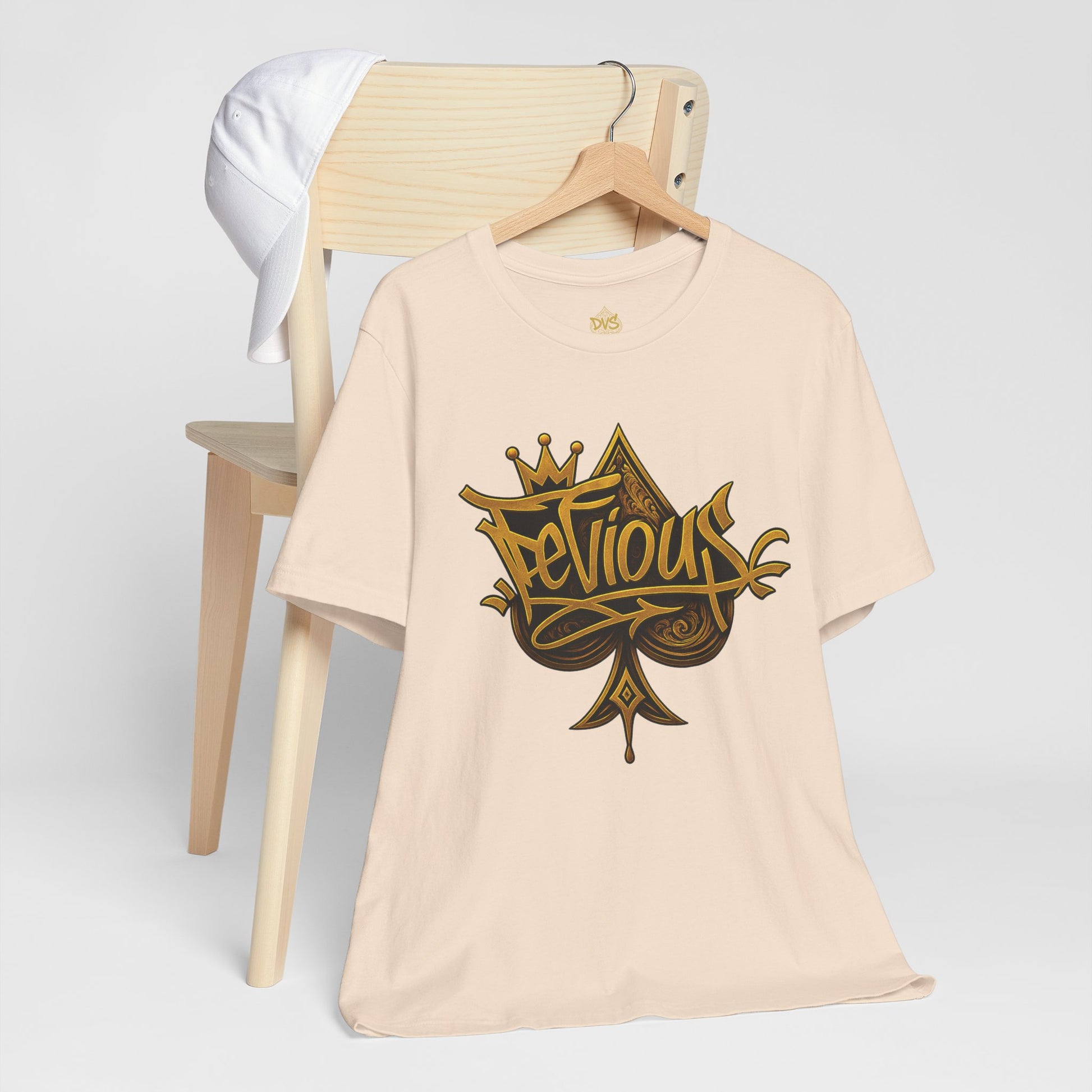 DeViou$ Logo and Crown Graffiti Art Unisex Streetwear Graphic T-Shirt