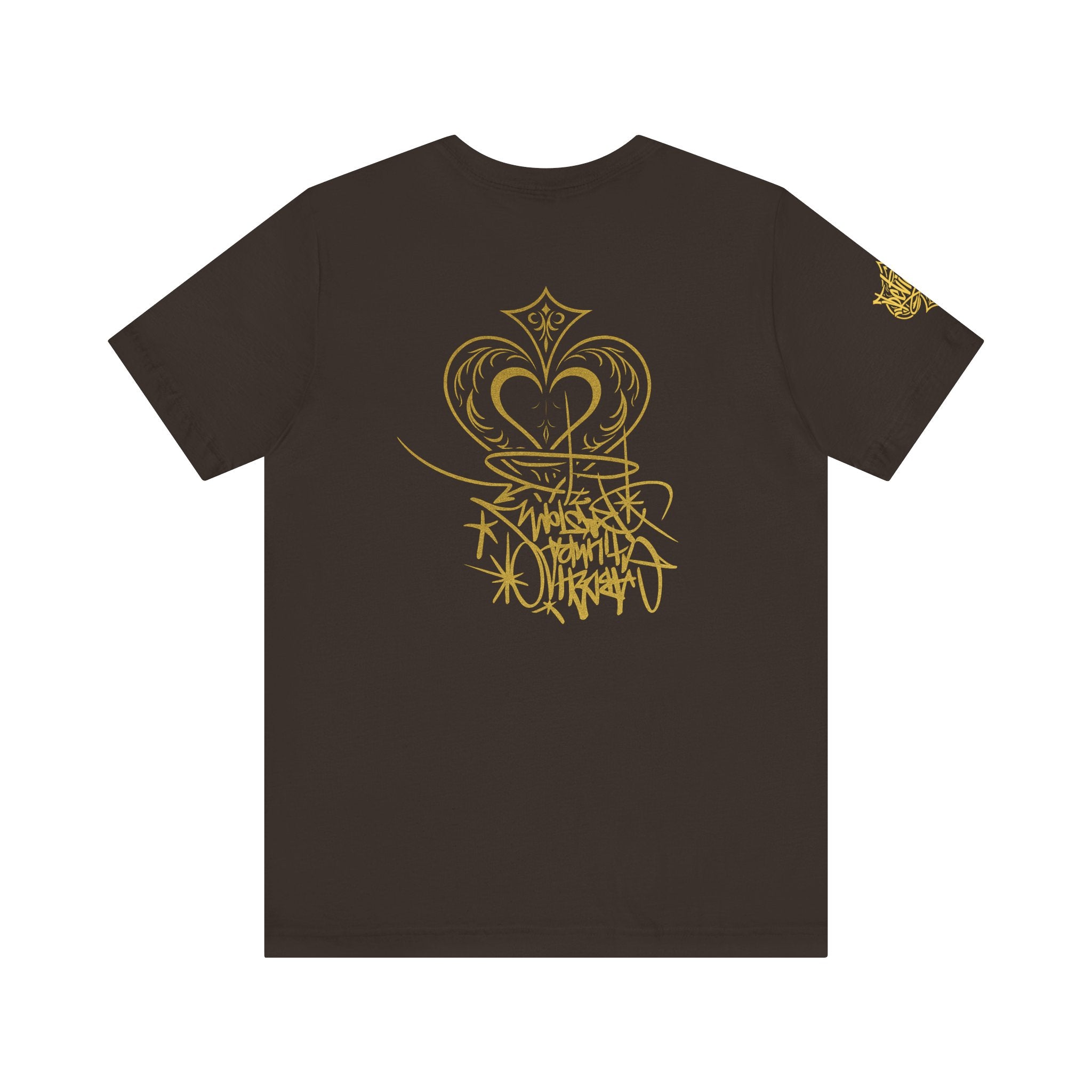 Crown & Heart Graffiti Art Unisex Streetwear Graphic T-Shirt
