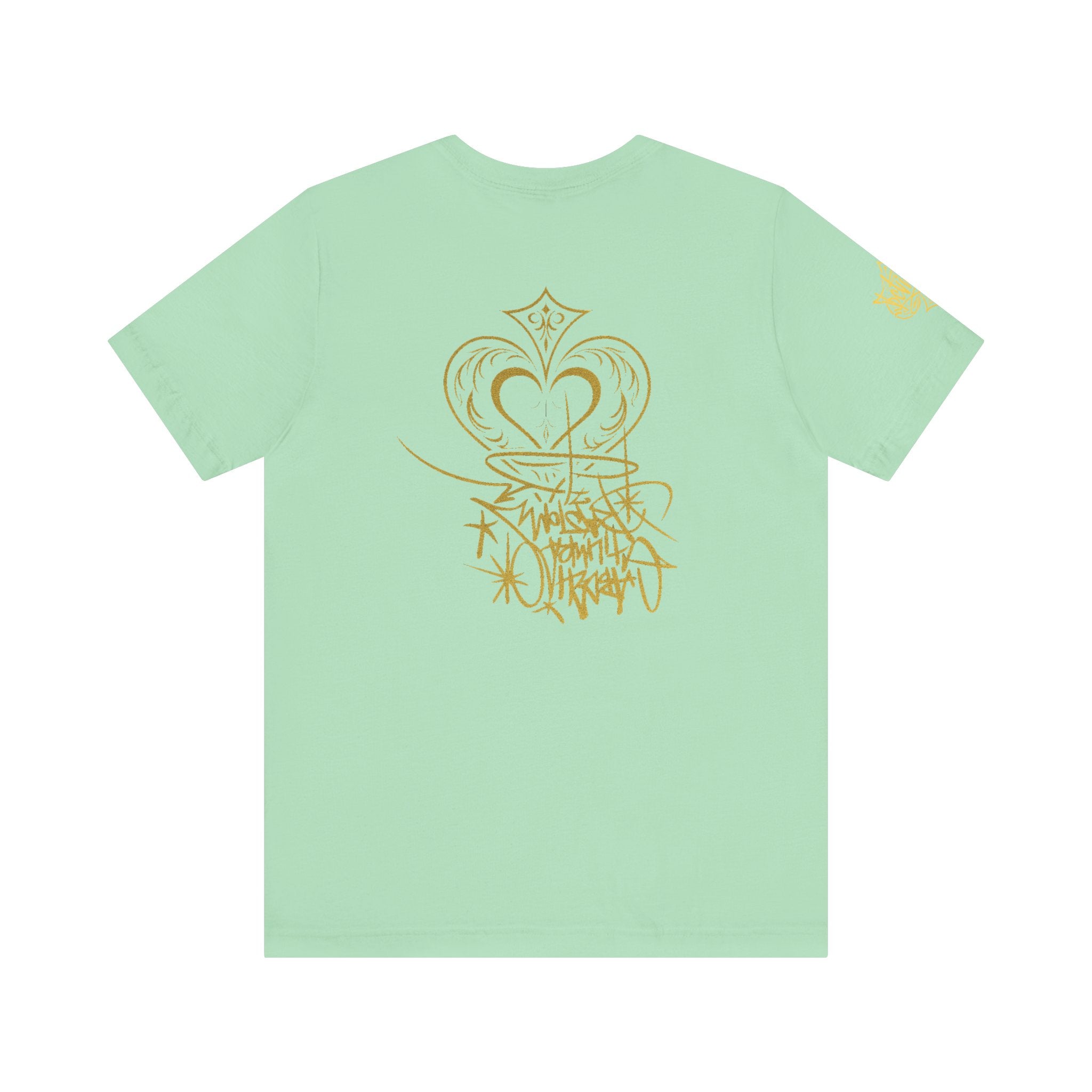 Crown & Heart Graffiti Art Unisex Streetwear Graphic T-Shirt