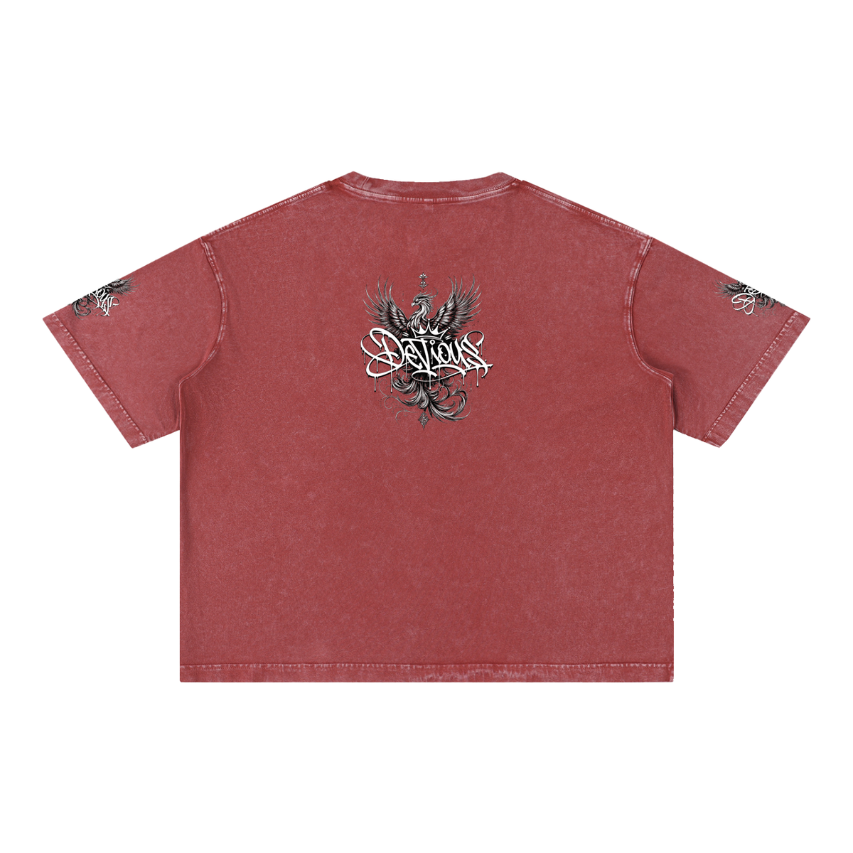 DeViou$ Phoenix Mineral Wash Boxy T-Shirt