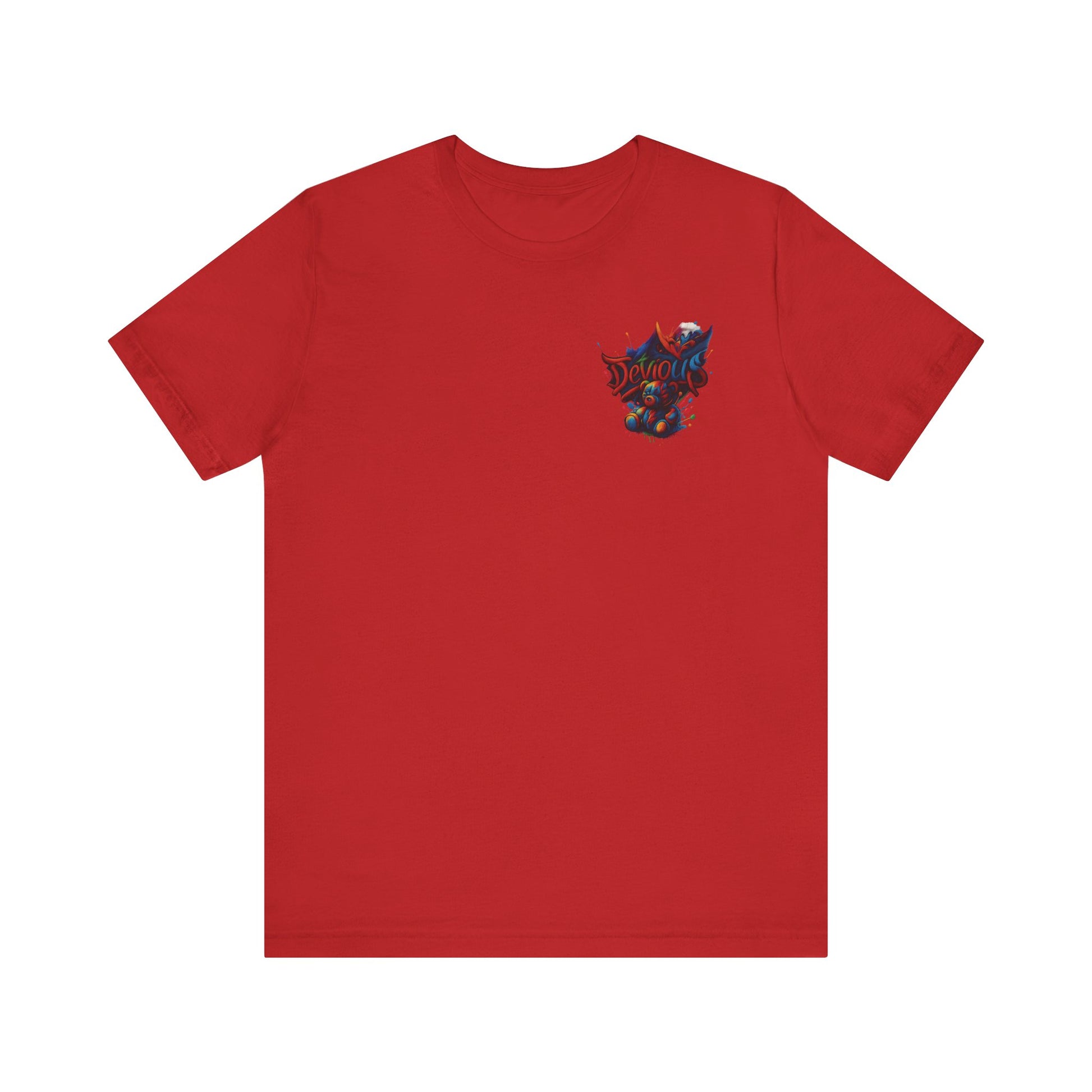 Trendy Graphic Tee Featuring DeViouS Teddy Bear Design
