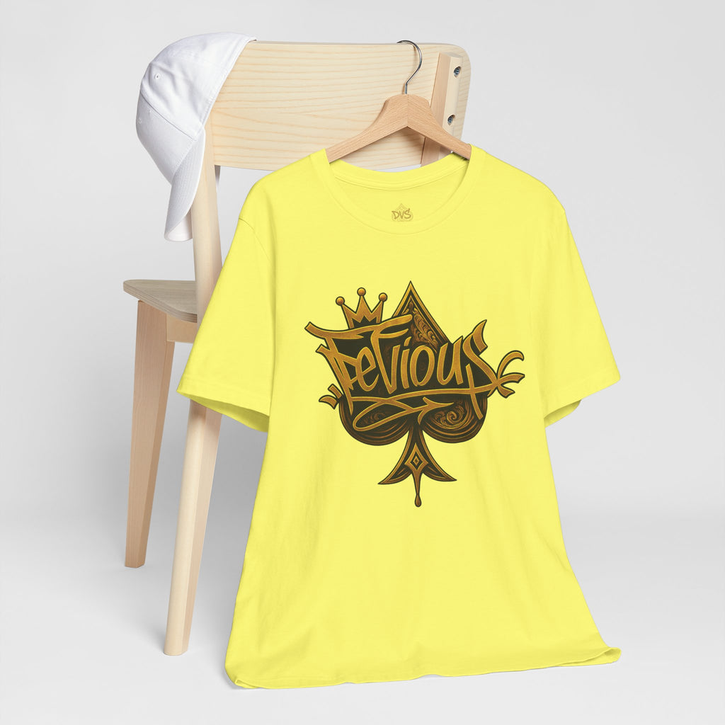 DeViou$ Logo and Crown Graffiti Art Unisex Streetwear Graphic T-Shirt