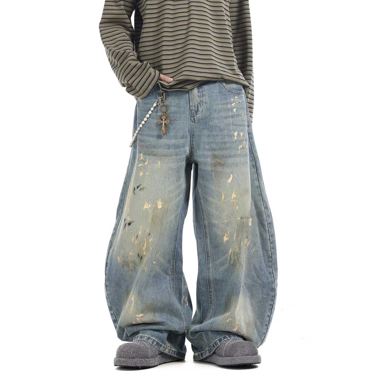 DeViou$ Hand Painted Jeans