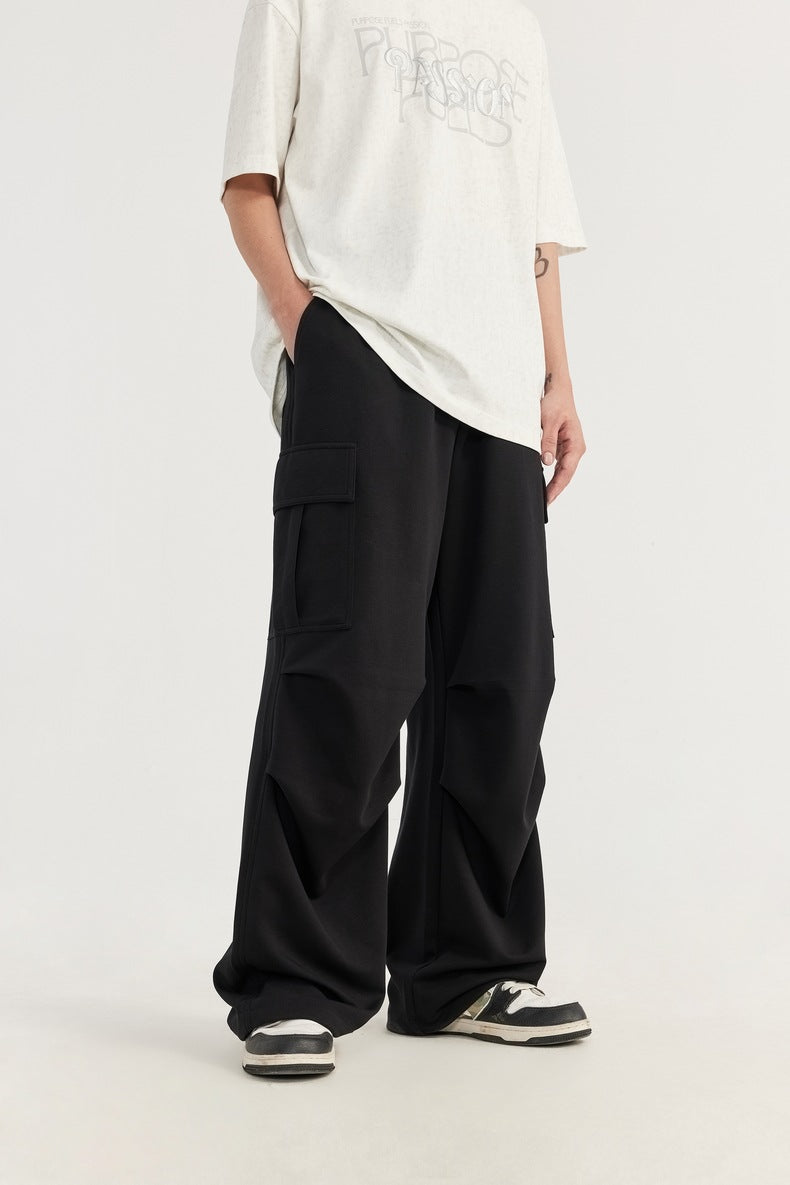 DeViou$ Work - style wide - leg sweatpants