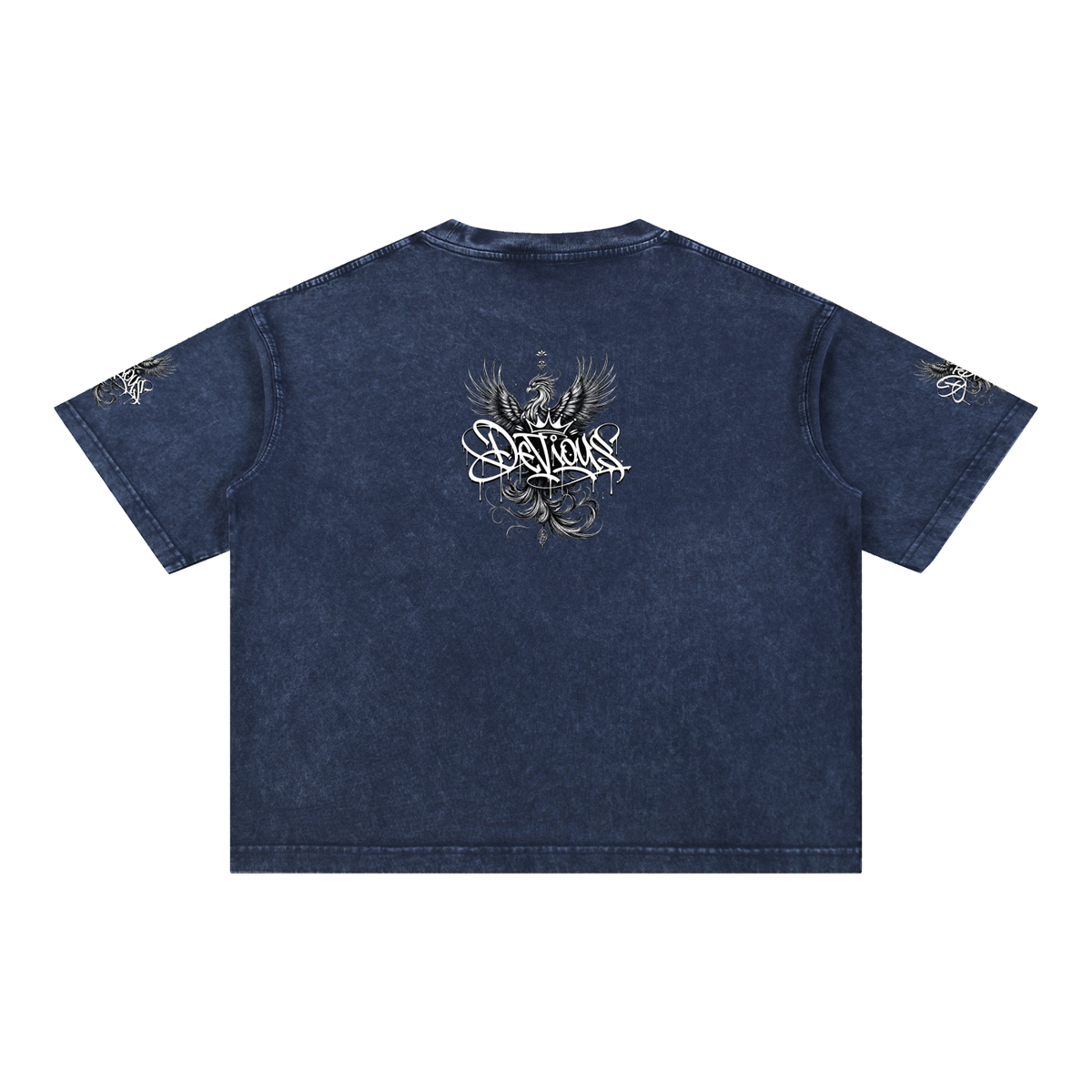 DeViou$ Phoenix Mineral Wash Boxy T-Shirt