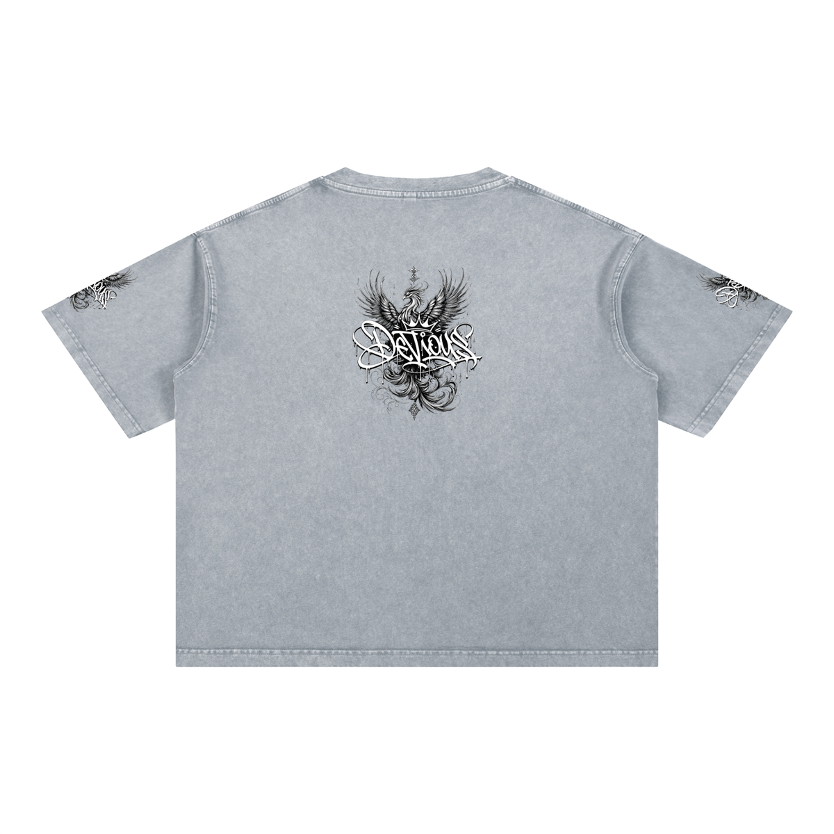 DeViou$ Phoenix Mineral Wash Boxy T-Shirt