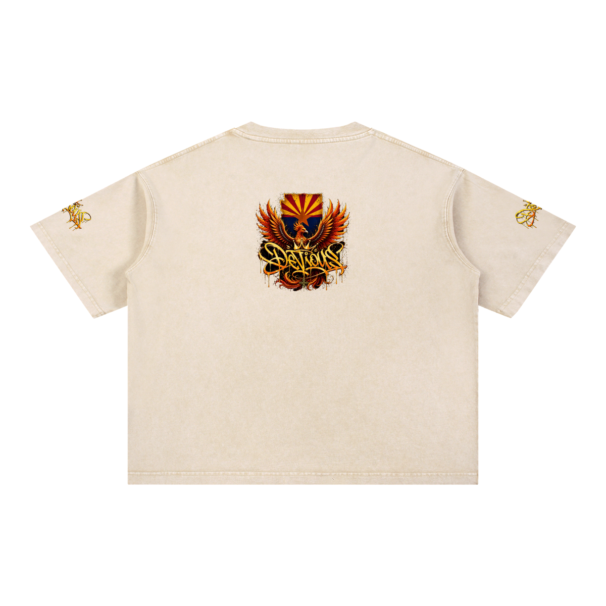 DeViou$ AZ 48 Mineral Wash Boxy T-Shirt