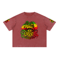 DeViou$ Rastafarrian Mineral Wash Boxy T-Shirt