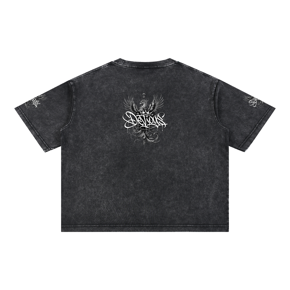 DeViou$ Phoenix Mineral Wash Boxy T-Shirt